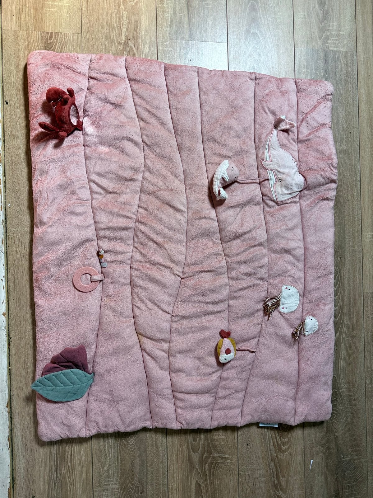 Little Dutch Boxkleed Oceaan Roze 80x100 cm, Ophalen, Gebruikt