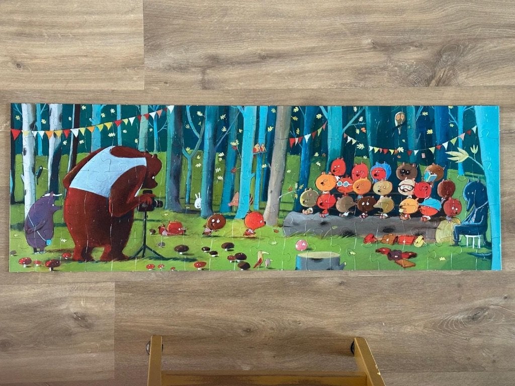 Puzzel Djeco 5+, 100 stukjes, Ophalen, Meer dan 50 stukjes, Zo goed als nieuw, 6 jaar of ouder