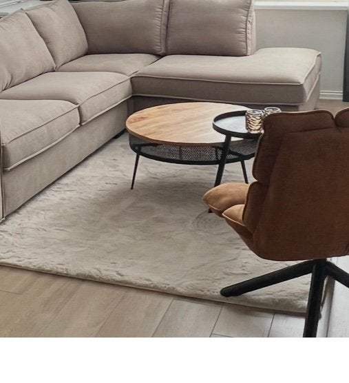 Industriële salontafel mango hout, Ophalen, Gebruikt, 50 tot 100 cm, Rond