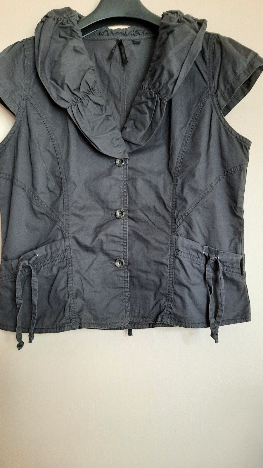 Gilet DONNA DUE, Maat 42/44 (L), Ophalen of Verzenden, Grijs, DONNA DUE