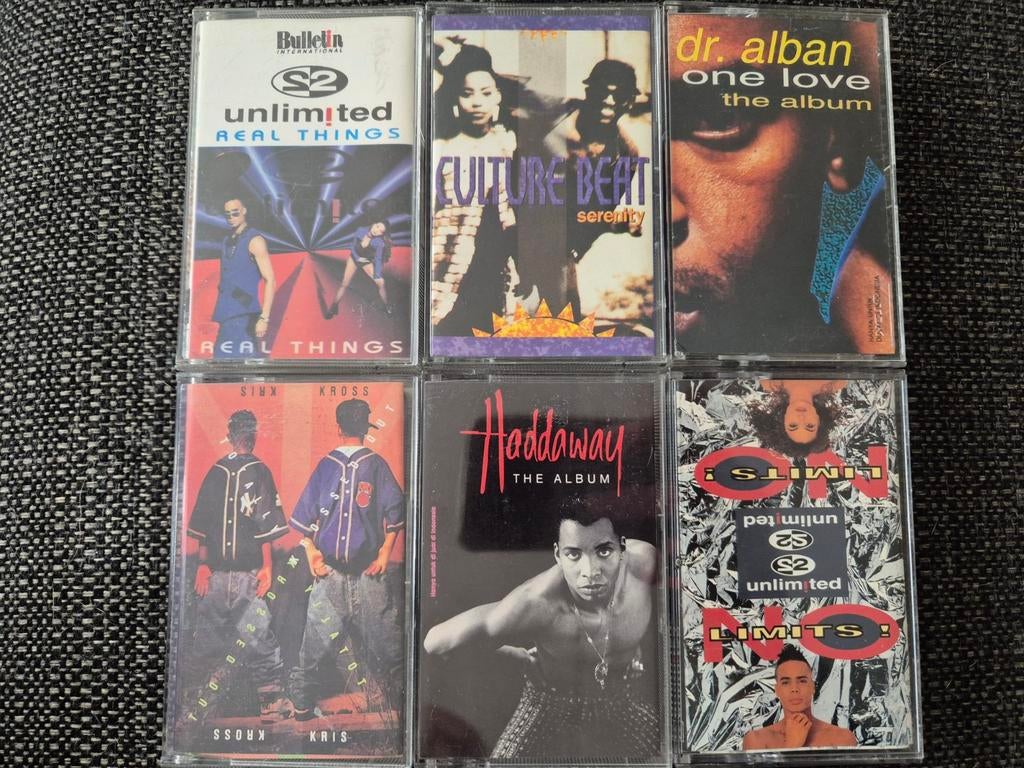 90" Nineties Origineel 6x, 2 t/m 25 bandjes, Ophalen of Verzenden, Zo goed als nieuw, Origineel