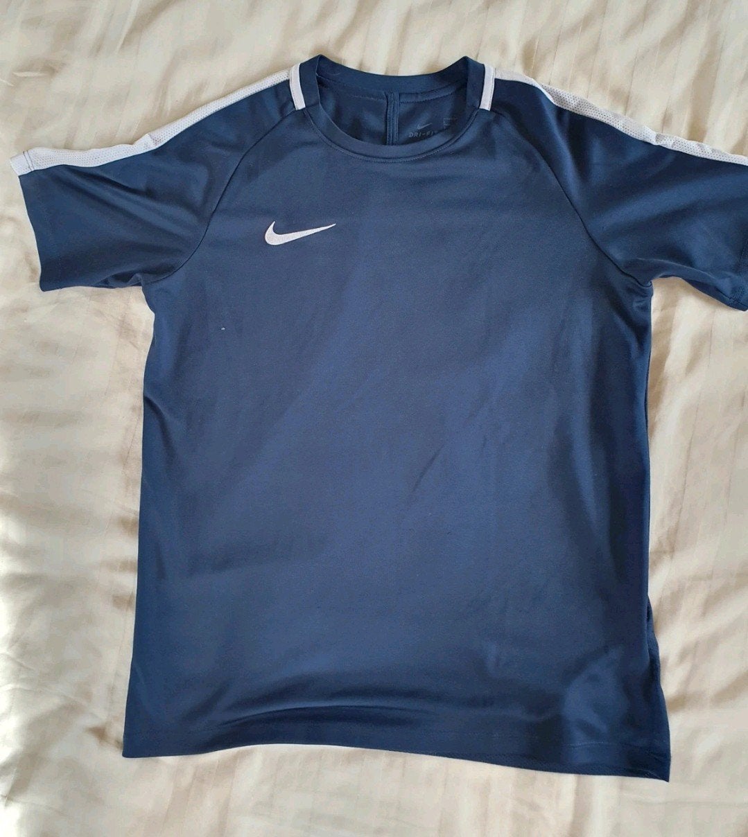 Nike mt 12 13 (147-158) 💙🤍, Kinderen en Baby's, Kinderkleding | Maat 152, Gebruikt, Sport- of Zwemkleding, Ophalen of Verzenden