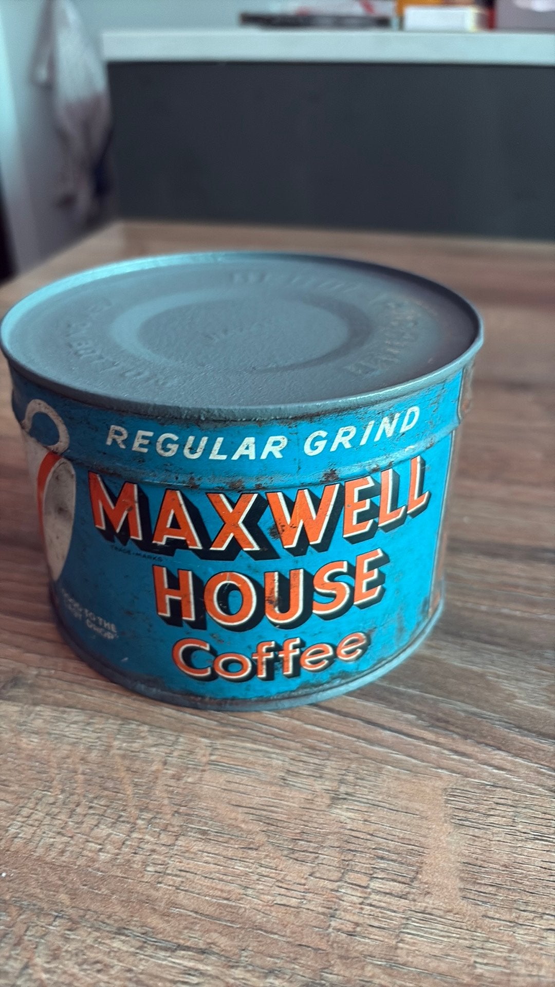 Maxwell House Coffee blik. Nog vol., Verzamelen, Blikken, Ophalen of Verzenden, Gebruikt, Overige