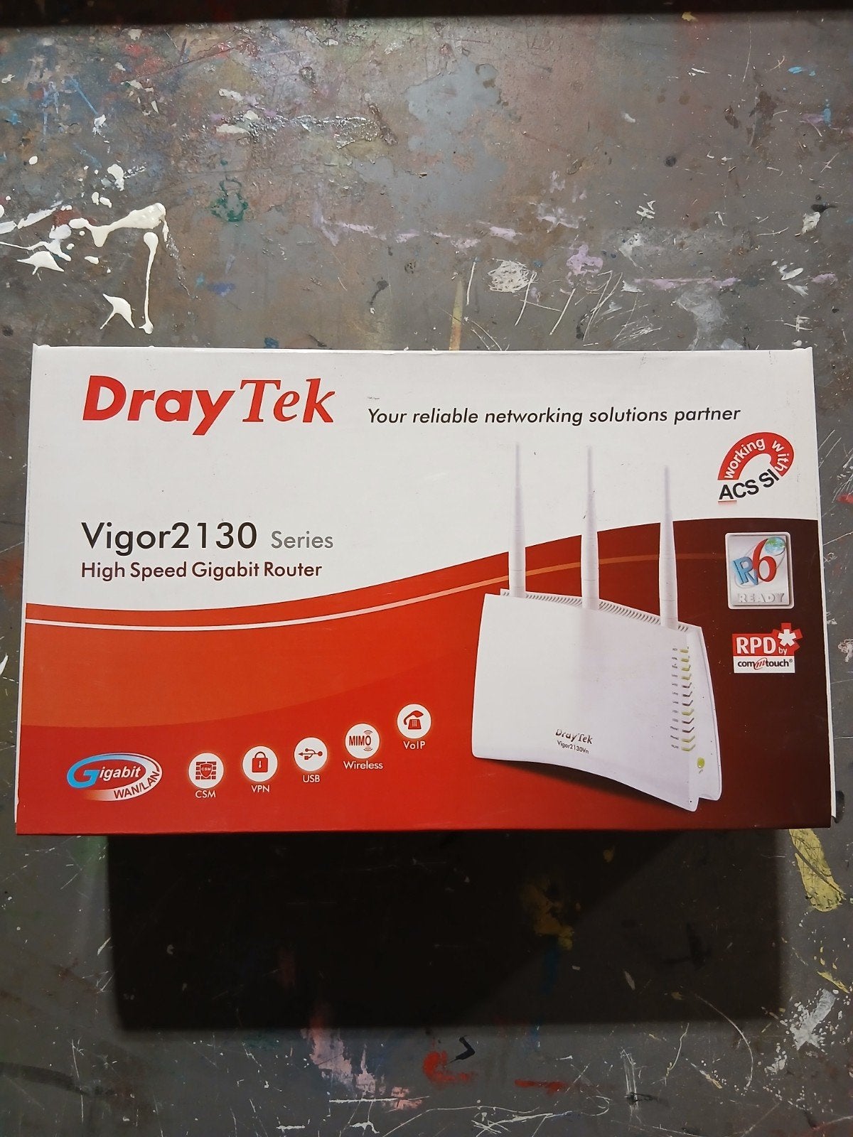 DrayTek Vigor2130n High Speed Gigabit Router, Router, Hoofdweg 125, Nieuw, Ophalen of Verzenden