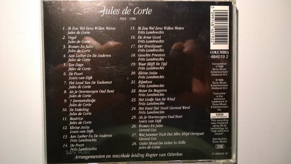 Jules De Corte - Jules De Corte 1924-1996, Ophalen of Verzenden, Zo goed als nieuw, Pop
