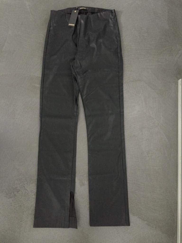B1248 Nieuw: SuperTrash: imitatie-leren broek Maat 30=M=40, Maat 38/40 (M), Supertrash, Zwart, Nieuw