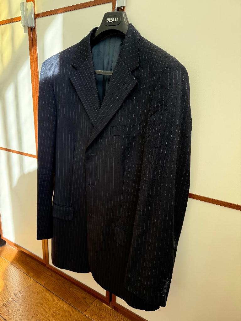 Zegna Colbert Mt 52, Kleding | Heren, Kostuums en Colberts, Zegna, Maat 52/54 (L), Blauw, Ophalen of Verzenden
