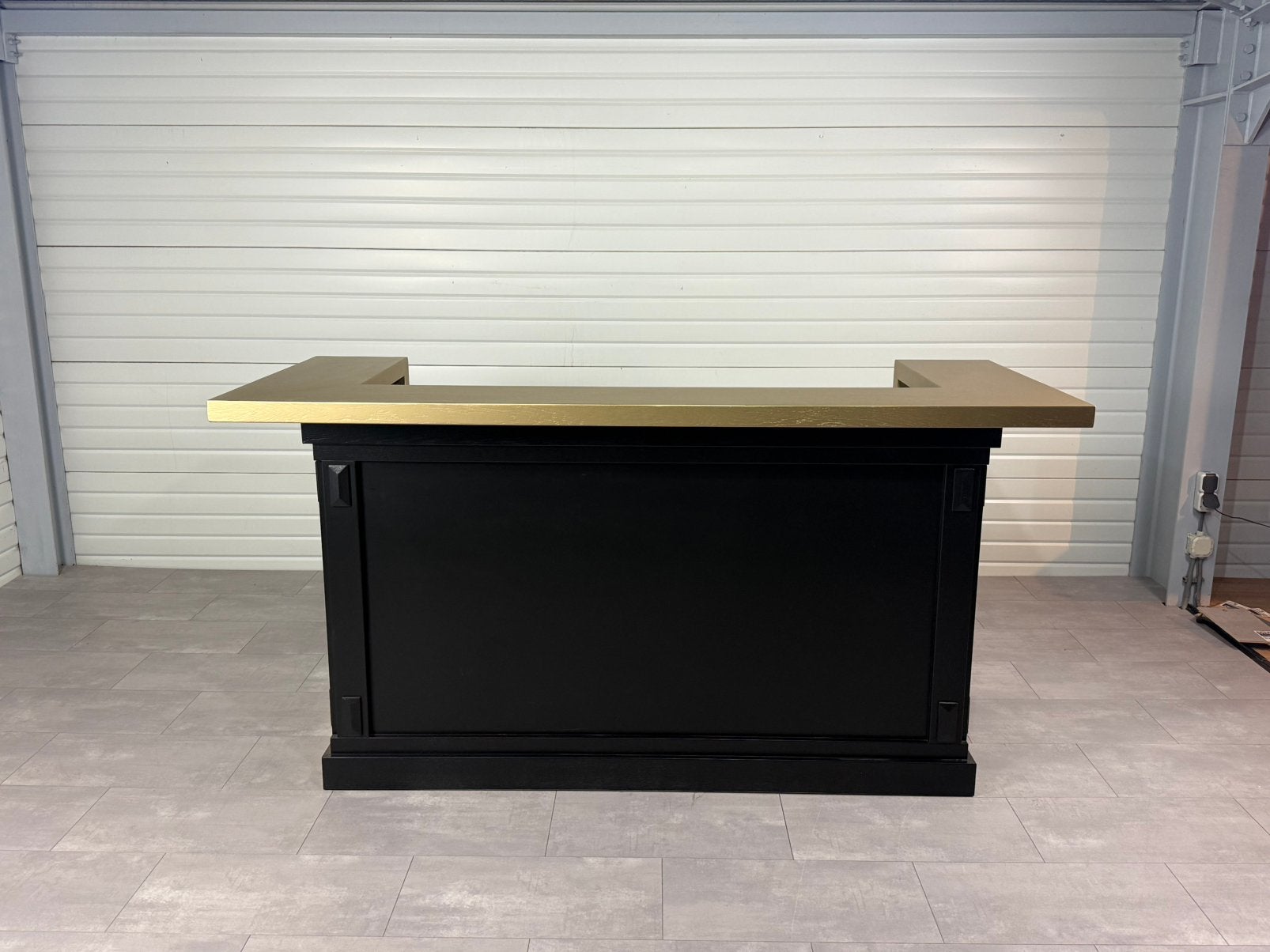 Luxe bar / huisbar / mancave bar – Imperio Gold 220 cm