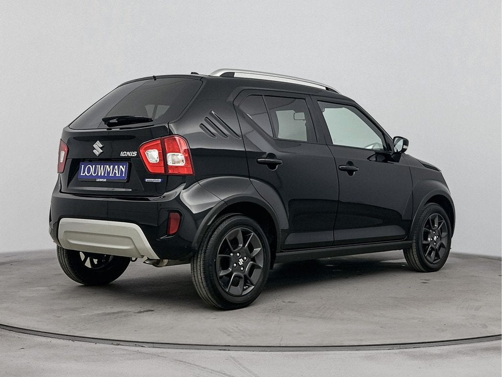 Suzuki Ignis 1.2 Smart Hybrid Style Automaat | Lichtmetalen, Auto's, Suzuki, Stof, Gebruikt, 4 cilinders, Zwart