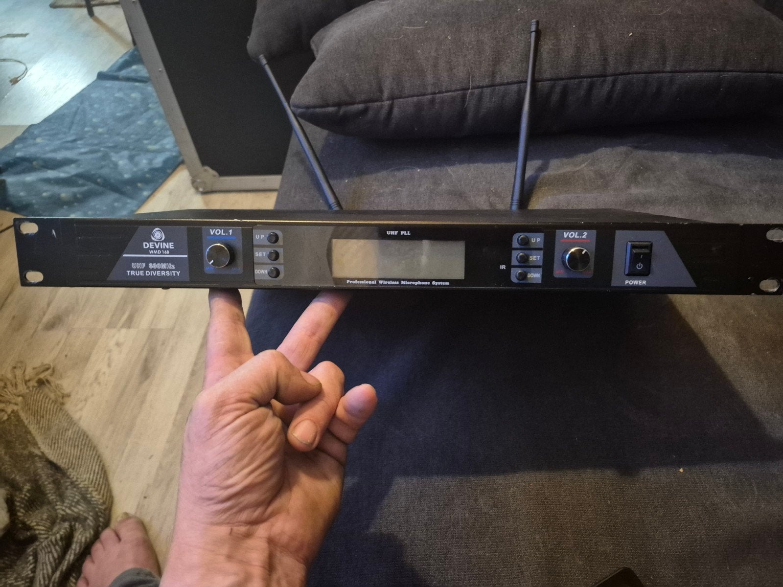 Devine WMD 160 Draadloos Microfoonsysteem, Muziek en Instrumenten, Ophalen of Verzenden, Gebruikt, Zangmicrofoon, Draadloos