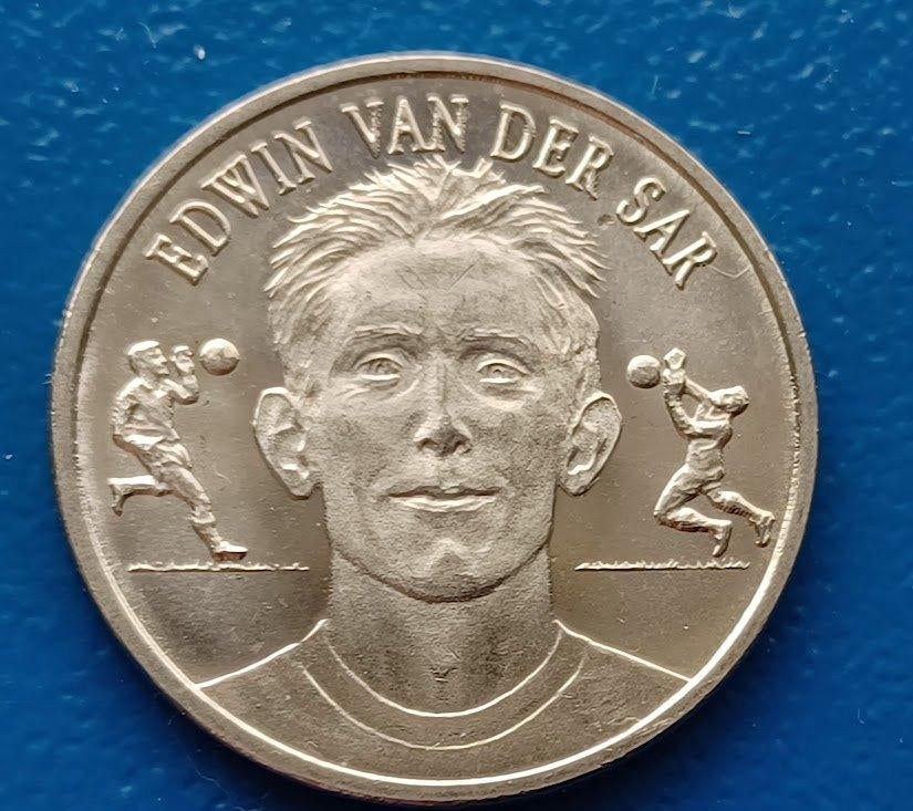 Penning Edwin van der Sar - KNVB Oranje 2000, Verzenden, Overige materialen, Nederland