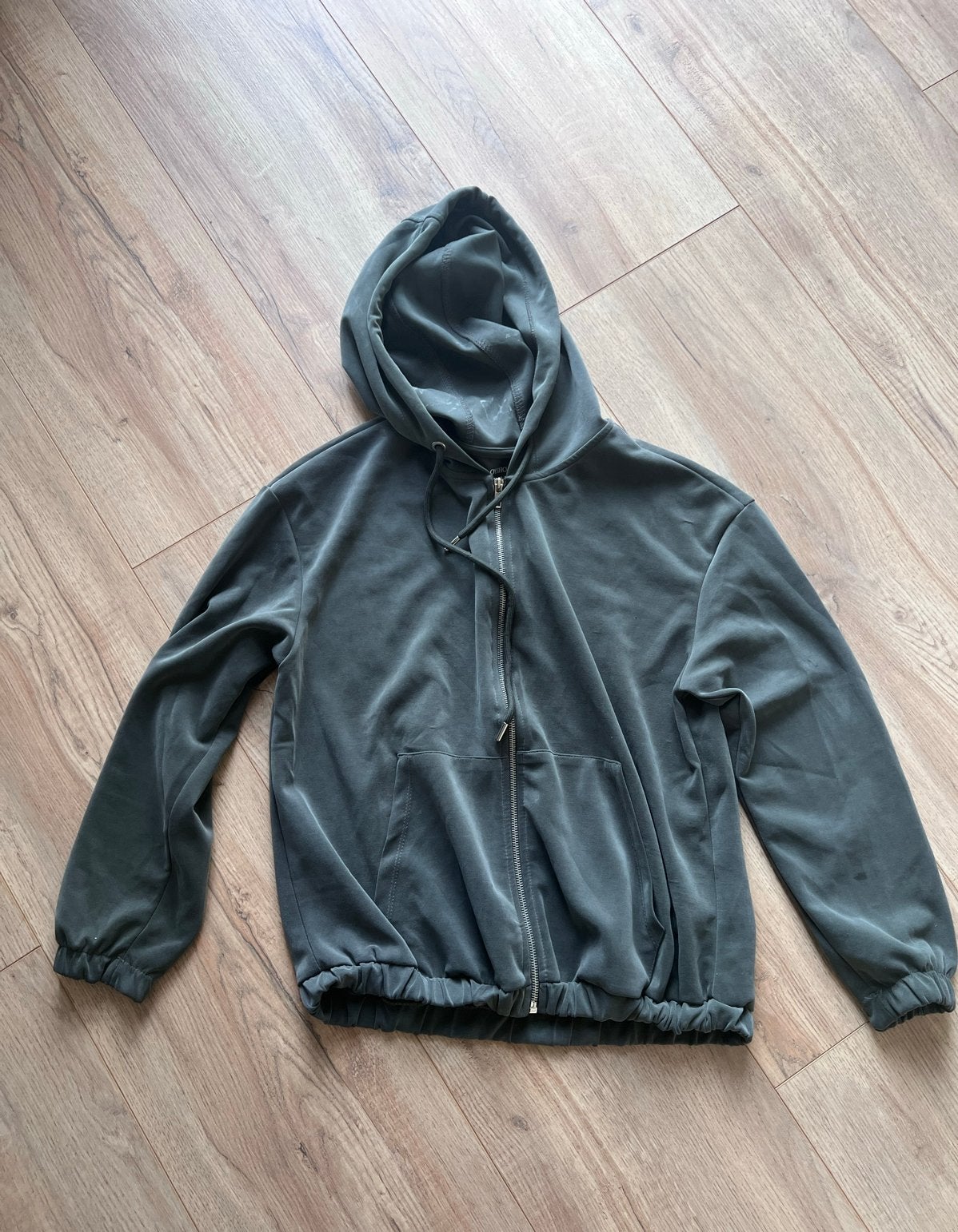 Oysho hoodie met rits, maat S, groen, Ophalen of Verzenden, Zo goed als nieuw, Maat 36 (S), Groen