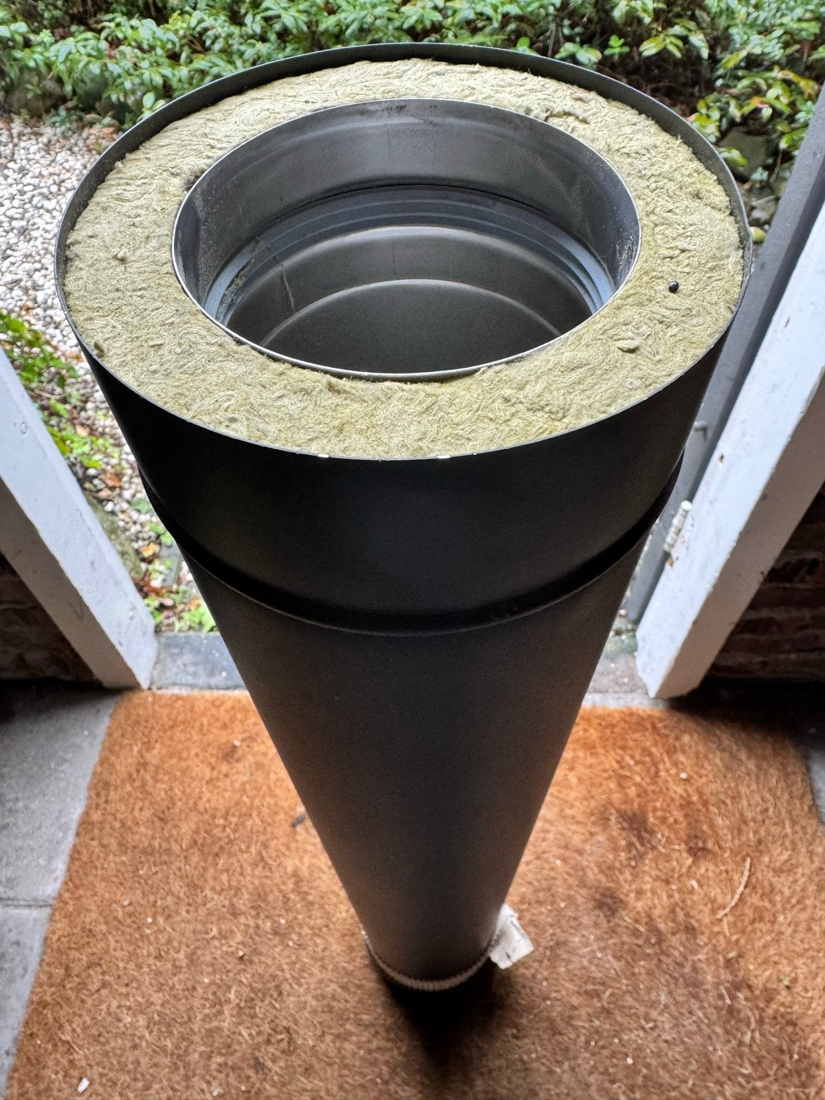 Nieuwe Holetherm kachelpijp 100/150mm zwart, ruilen/bod, Ophalen of Verzenden, Nieuw