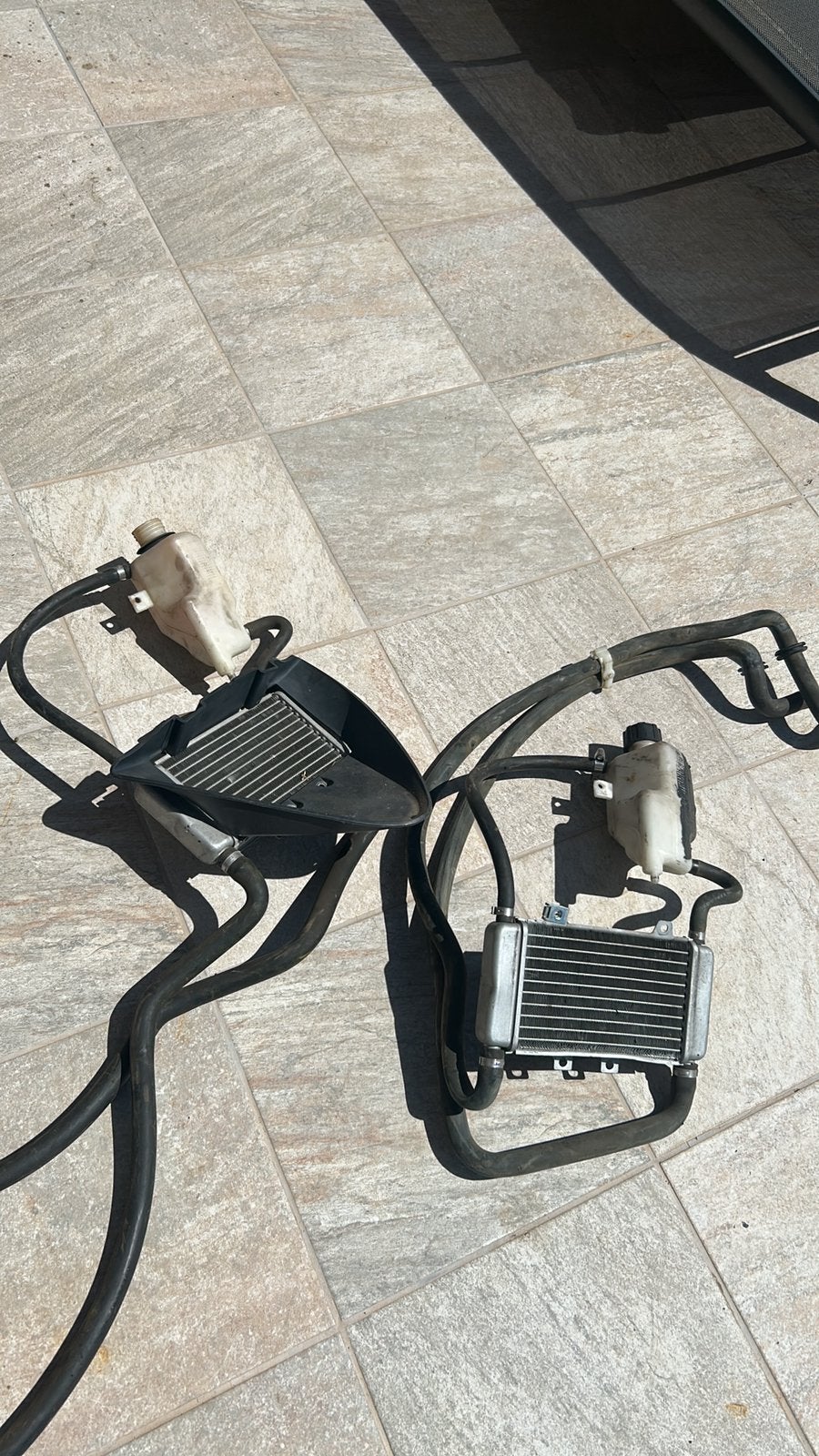 Piaggio zip sp radiator koeling set H2O onderdelen 2takt, Ophalen of Verzenden