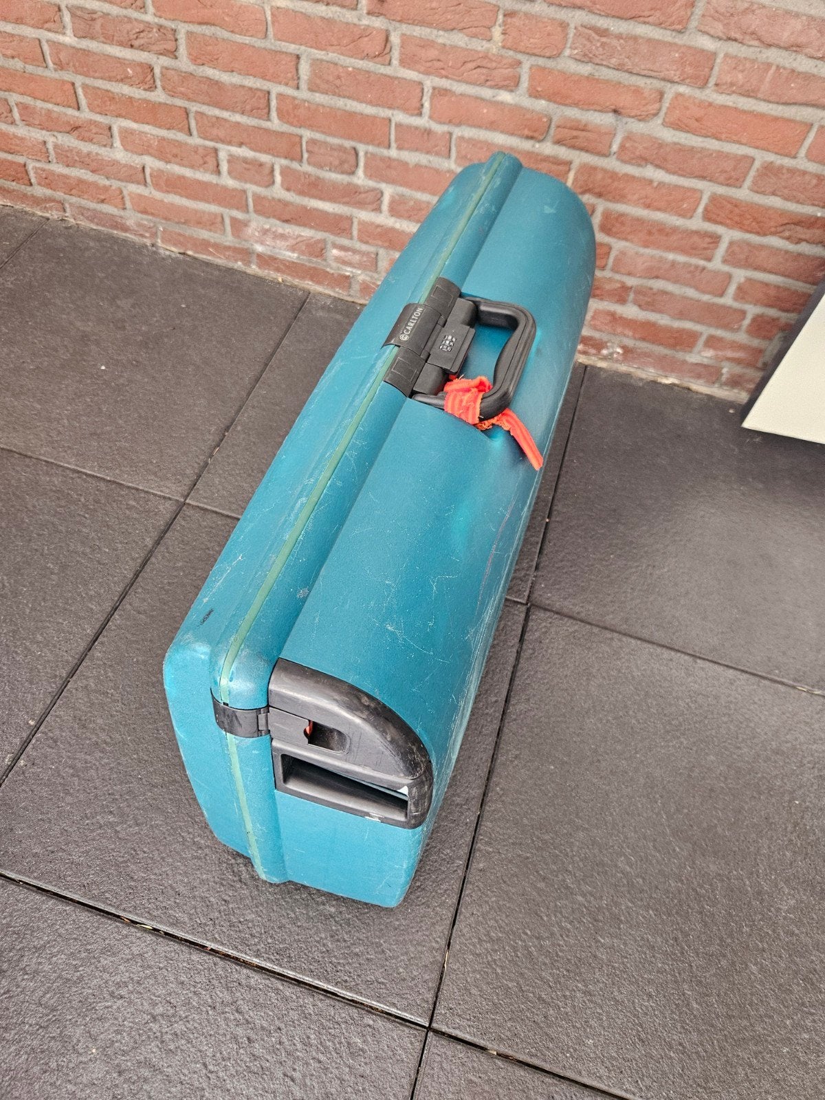 Carlton Koffer - Groene Hardcase, Sieraden, Tassen en Uiterlijk, Tassen | Reistassen en Weekendtassen, Gebruikt, 20 tot 30 cm