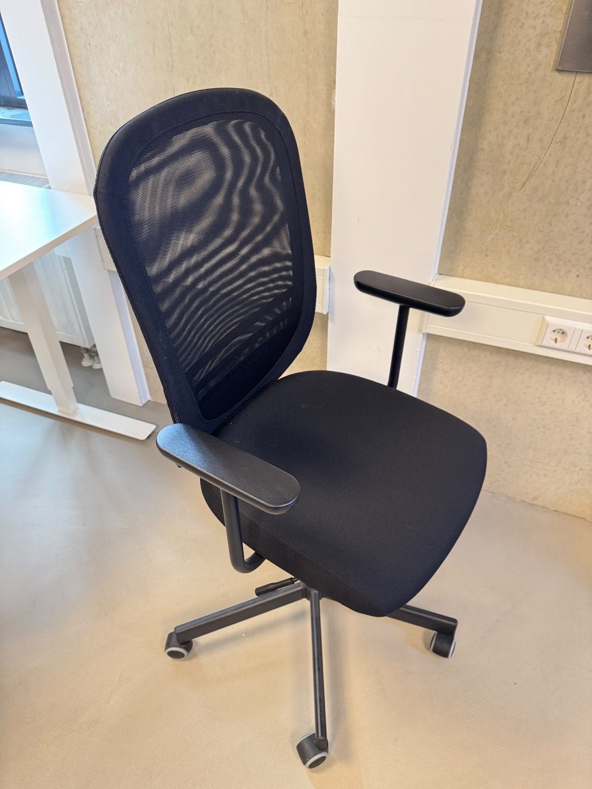 IKEA Flintan Bureaustoel - Zwart - Zo goed als nieuw, Huis en Inrichting, Ophalen, Zo goed als nieuw, Zwart, Bureaustoel