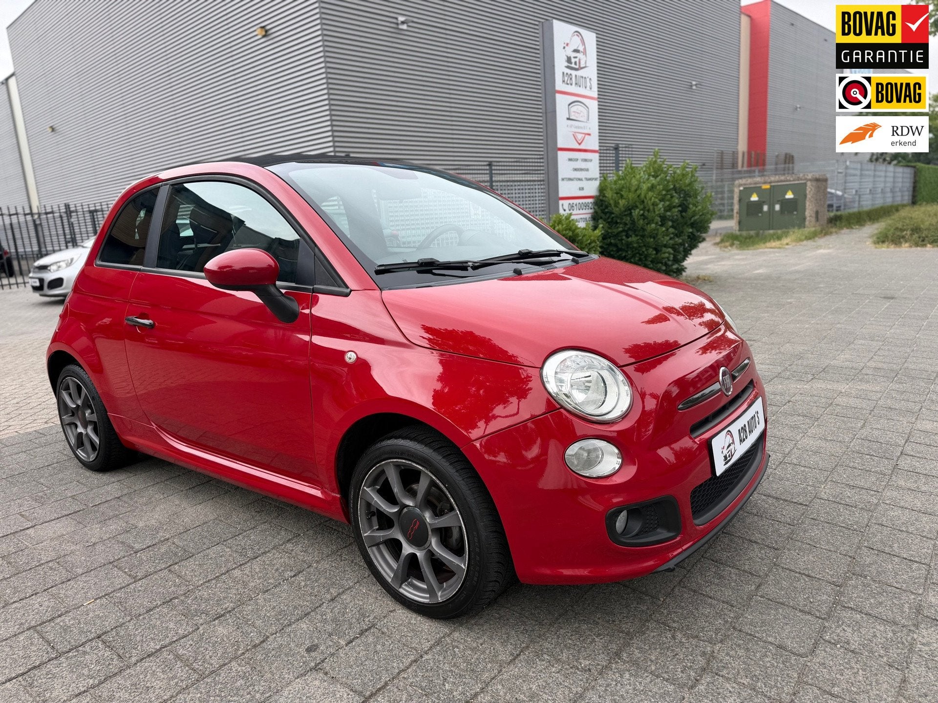 Fiat 500 C 1.2 Lounge|Airco|Cabrio|NAP, Auto's, Euro 5, Stof, Gebruikt, 4 cilinders