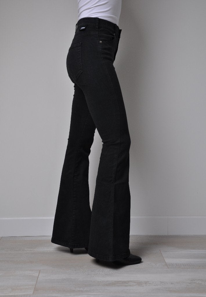 Dr. denim flare jeans 34, xs, spijkerbroek xs, 34, nieuw, Zwart, Nieuw, Ophalen of Verzenden, W27 (confectie 34) of kleiner