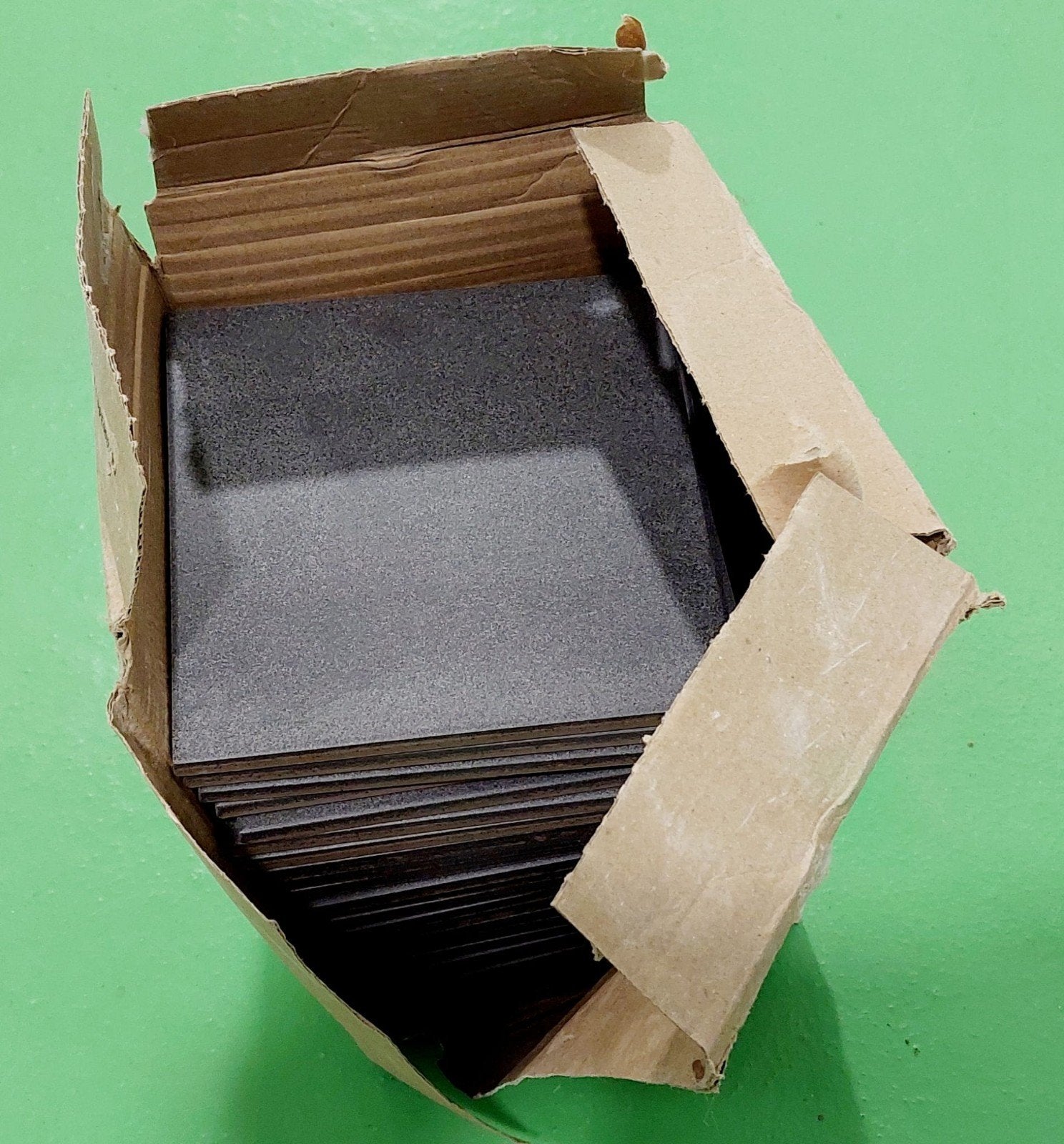Tegels plavuizen WC of badkamer antraciet 24 stuks 15x15, Keramiek, Nieuw, Minder dan 20 cm, Minder dan 5 m²