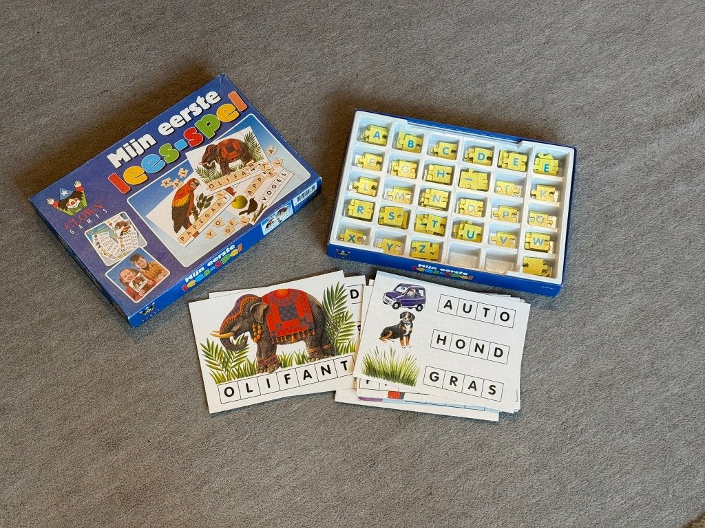 Mijn eerste Lees spel, Ophalen of Verzenden, Zo goed als nieuw, Puzzelen