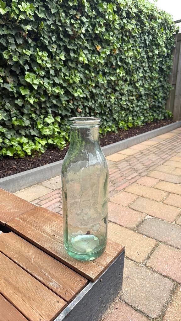 Robuuste dikke glazen vaas - 44cm hoog, Ophalen