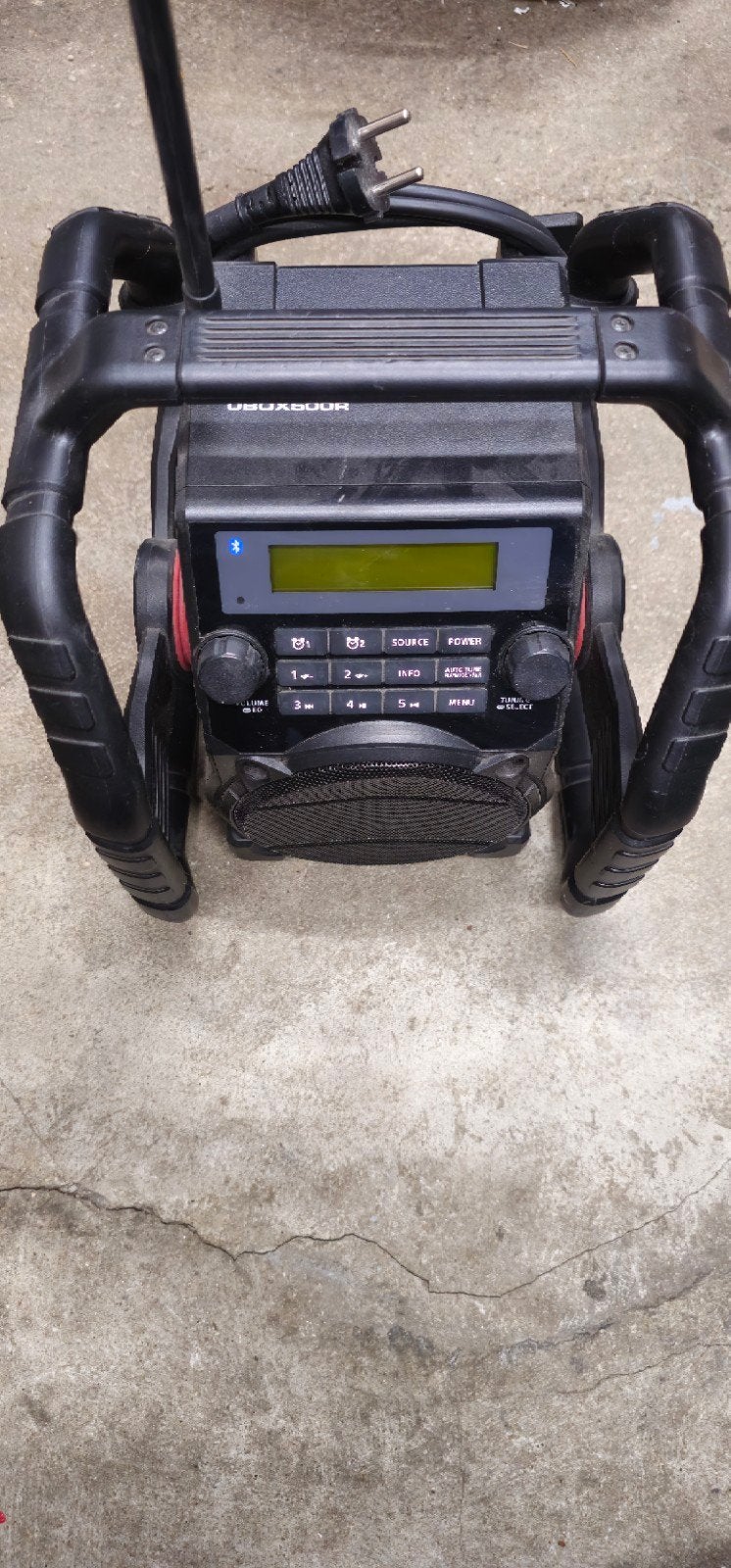 PerfectPro UBOX500R Bouwradio - Robuust en Veelzijdig, Ophalen of Verzenden, Gebruikt, Bouwradio