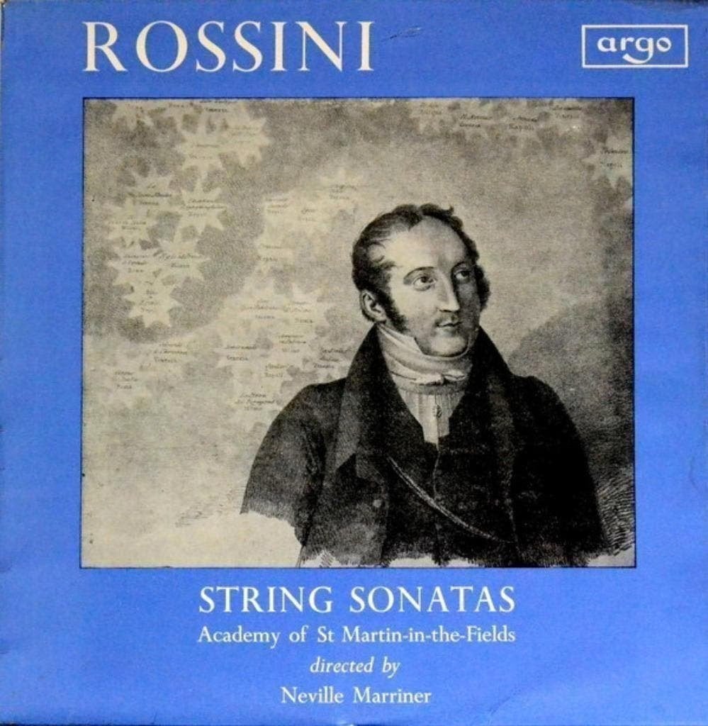 Rossin Neville Marriner String Sonatas, Kamermuziek, Ophalen of Verzenden, Zo goed als nieuw, 12 inch