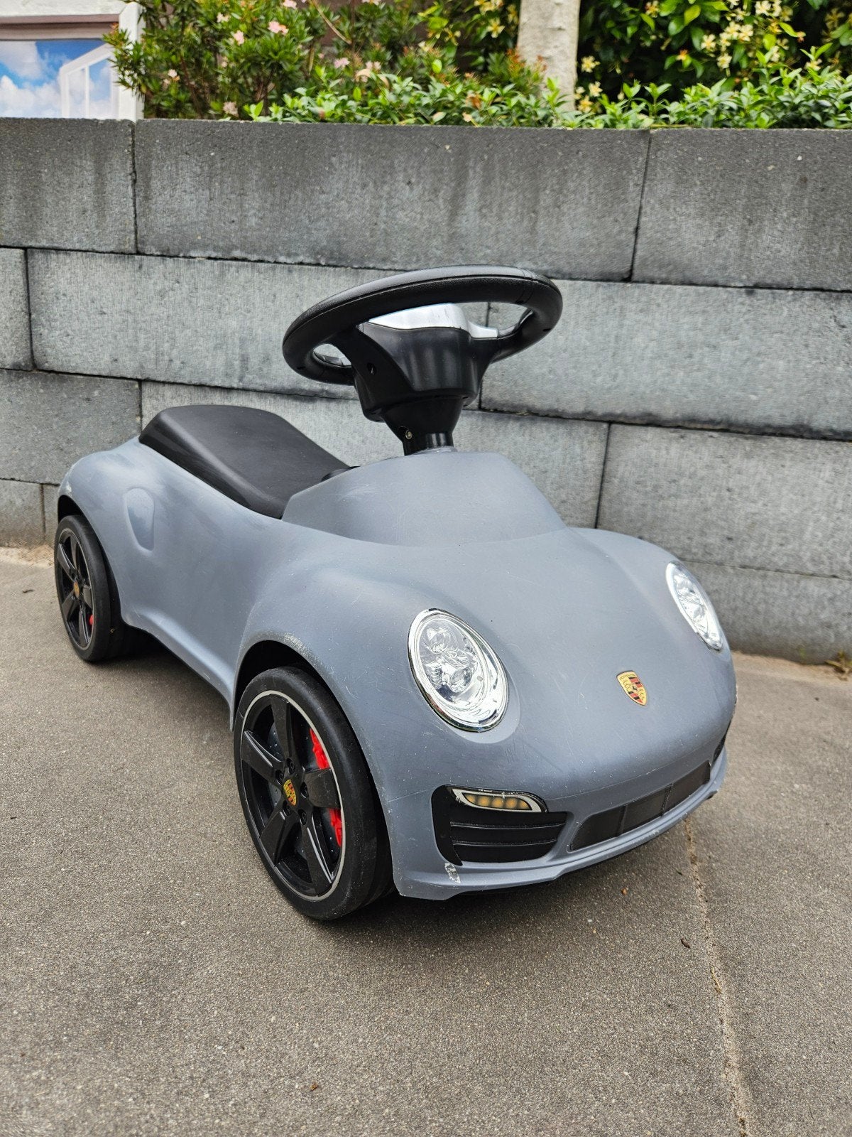 Porsche loopauto, Ophalen, Gebruikt