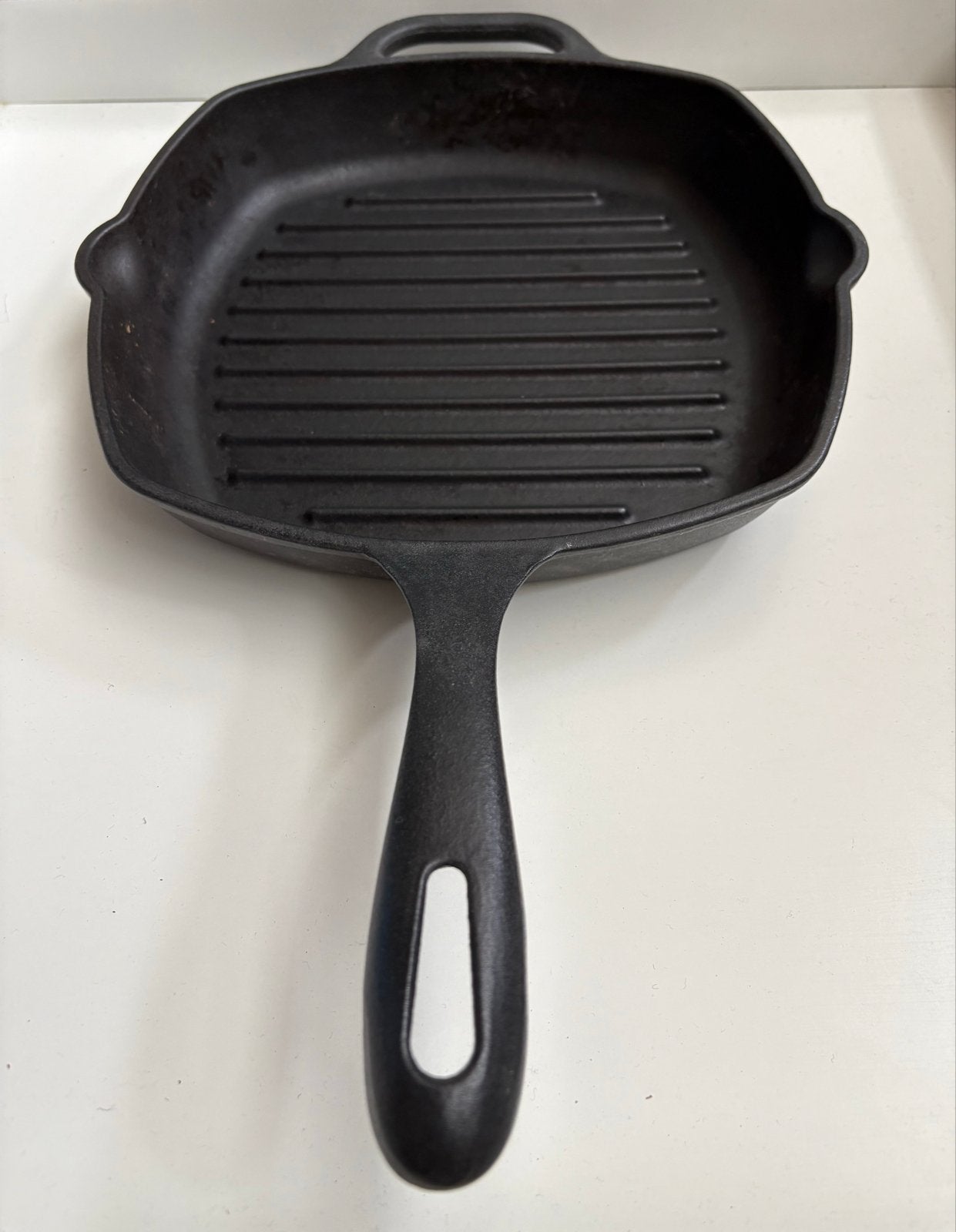 Gietijzeren Grillpan Victoria 26x26 cm, Ophalen, Nieuw, Gietijzer, Koekenpan of Braadpan