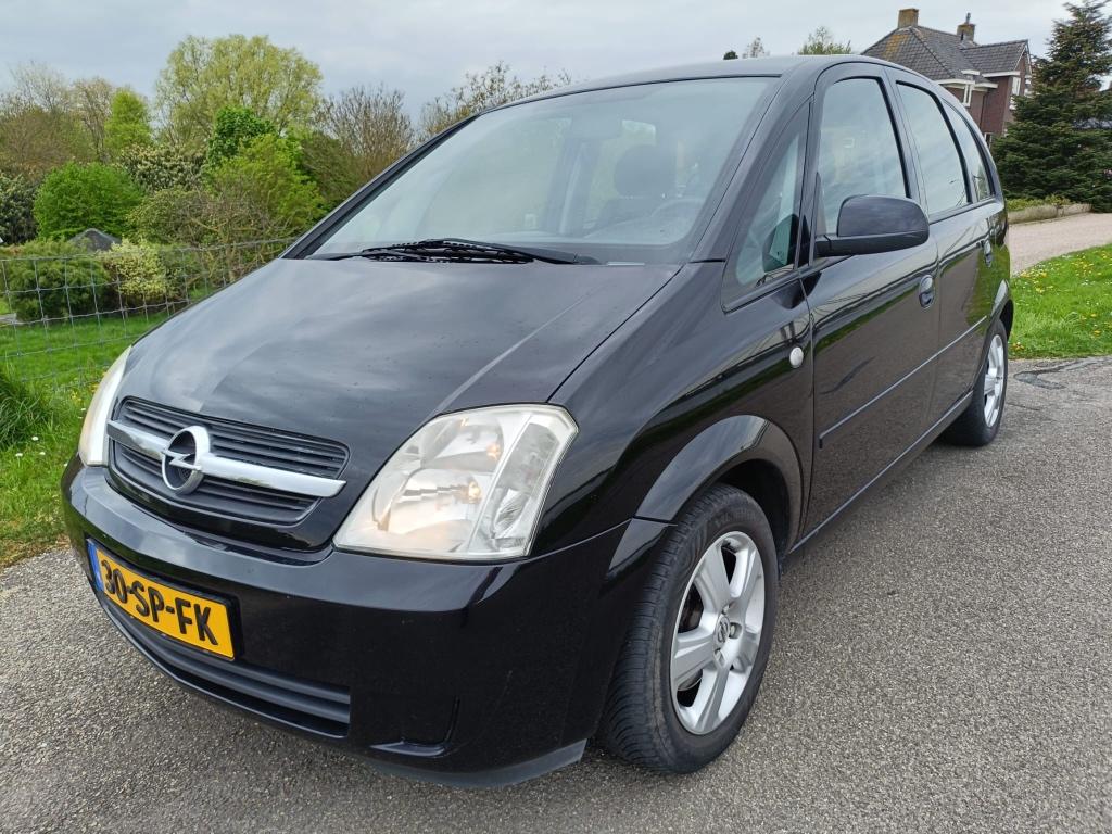 Opel Meriva 1.6 16V 2006 Zwart, Voorwielaandrijving, Stof, Metallic lak, 4 cilinders