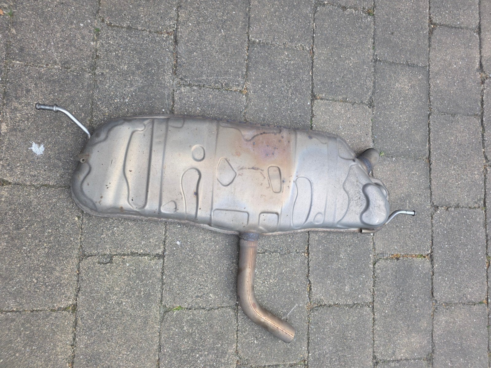 Achterdemper Golf 6, Ophalen