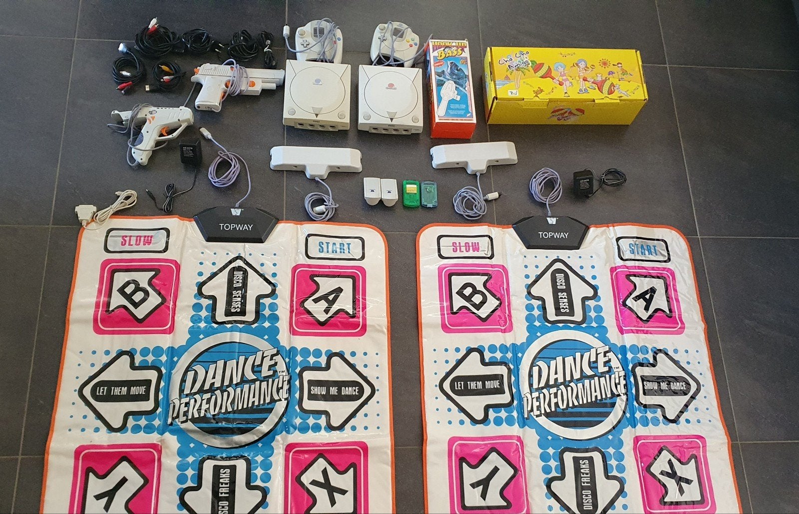 Sega Dreamcast set, Spelcomputers en Games, Ophalen of Verzenden, Met 2 controllers, Saturn of Dreamcast