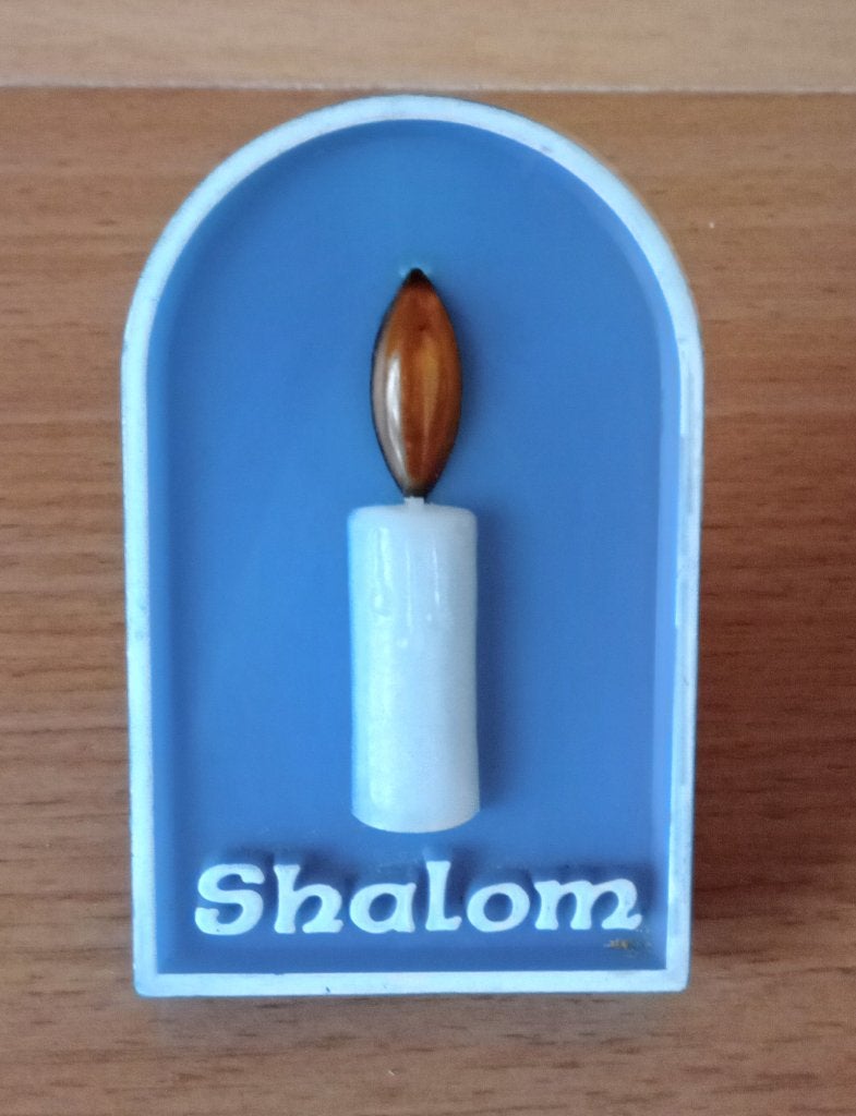 Nachtlampje kaarsje / Shalom, Kinderen en Baby's, Kinderkamer | Inrichting en Decoratie, Ophalen of Verzenden, Gebruikt, Lamp