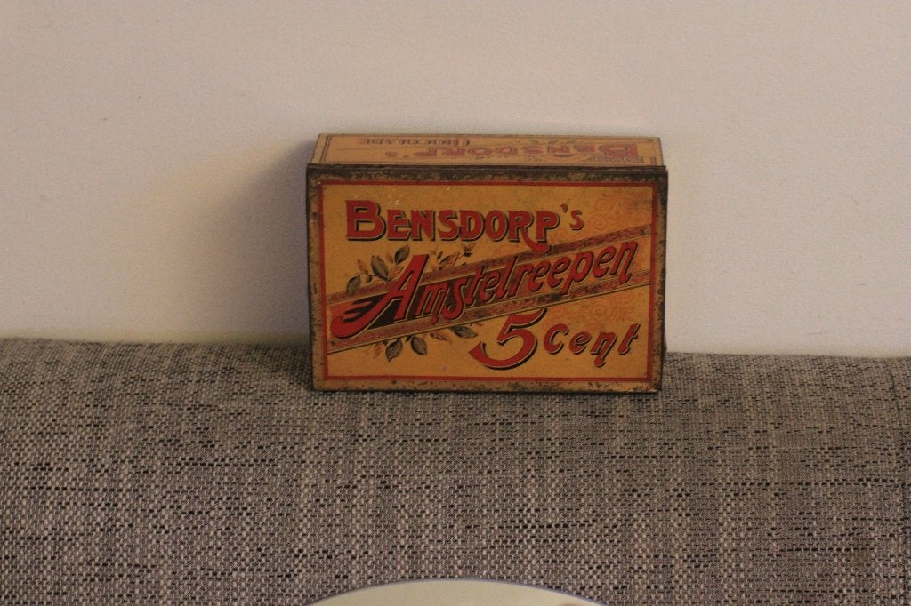 blik bensdorp,s amstelreepen 5cent, Verzamelen, Blikken, Ophalen of Verzenden, Overige