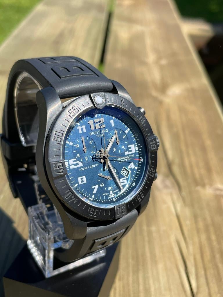 Breitling Chronospace Evo Night Mission, Sieraden, Tassen en Uiterlijk, Horloges | Heren, Ophalen, Zo goed als nieuw, Breitling