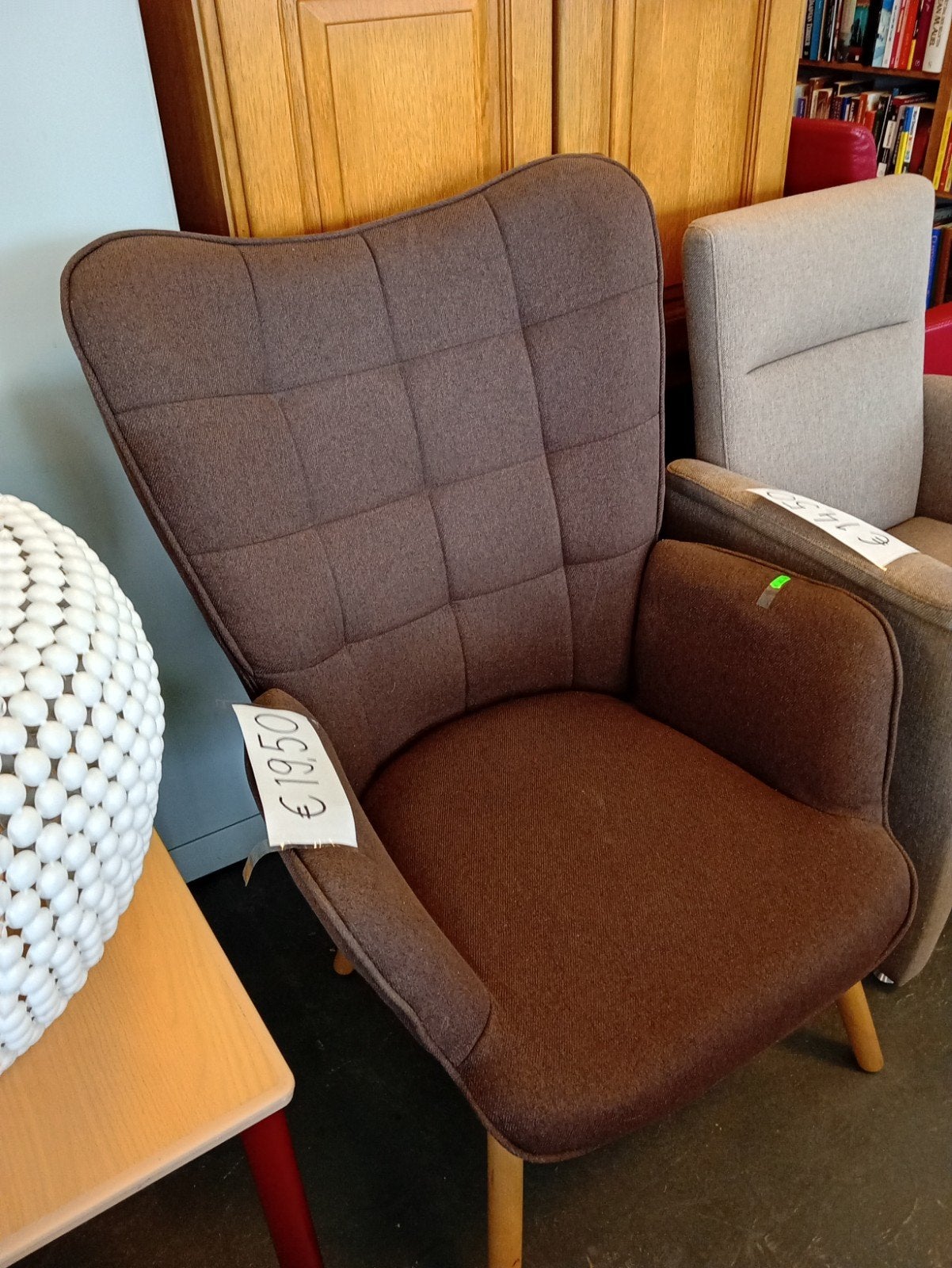 Nette fauteuil, stoel, stof, Huis en Inrichting, Fauteuils, Ophalen, Stof, 50 tot 75 cm
