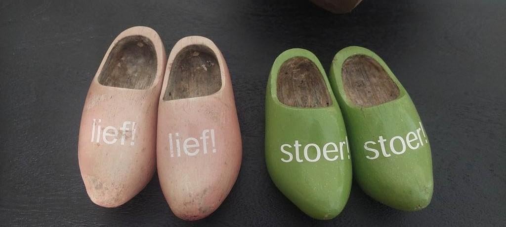 Verzameling oud HOUTEN KLOMPEN KINDER-KLOMPEN KLOMPJES➕SIER, Antiek en Kunst, Curiosa en Brocante, Ophalen of Verzenden