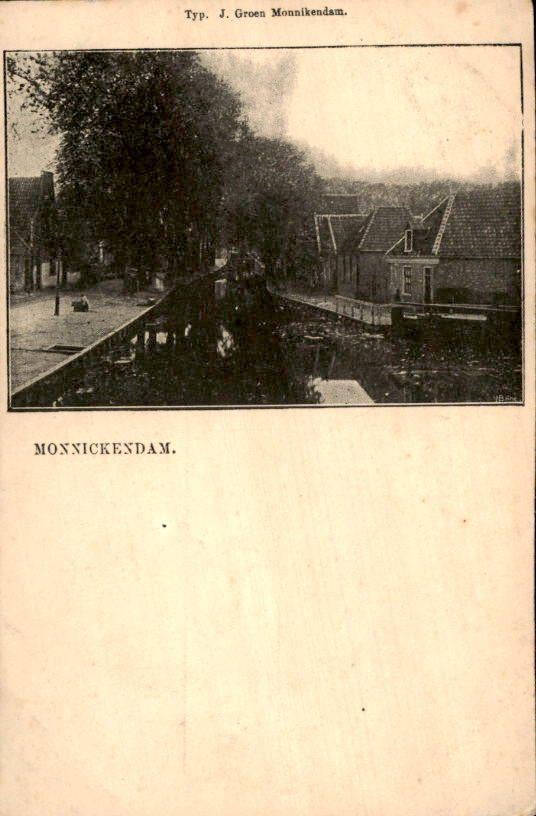 Monnickendam, Ophalen of Verzenden, Voor 1920, Ongelopen, Noord-Holland