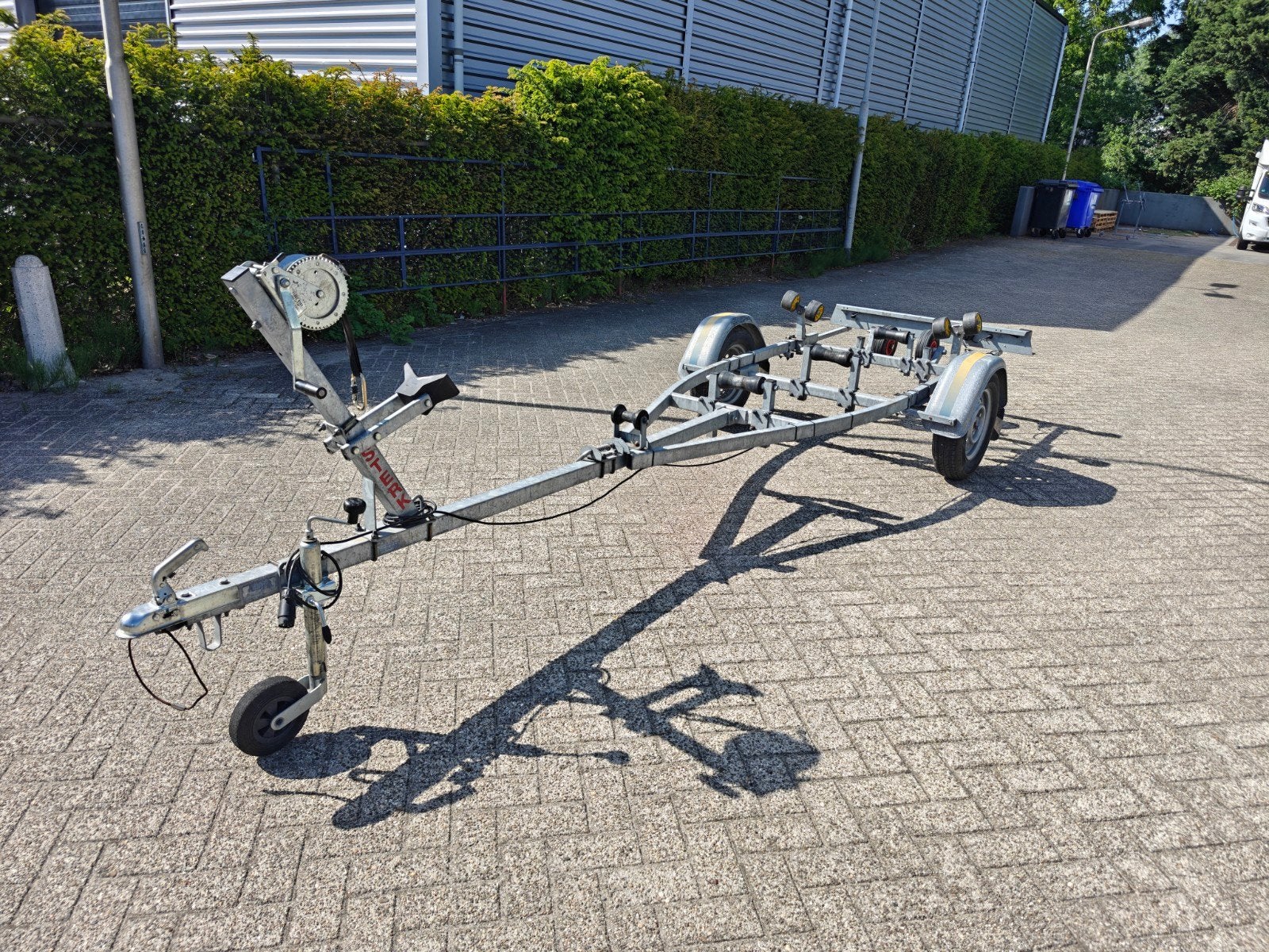Perfecte staat verkerende Kalf Kanteltrailer, Watersport en Boten, Boottrailers, Minder dan 1500 kg, Sloepentrailer, Ophalen of Verzenden