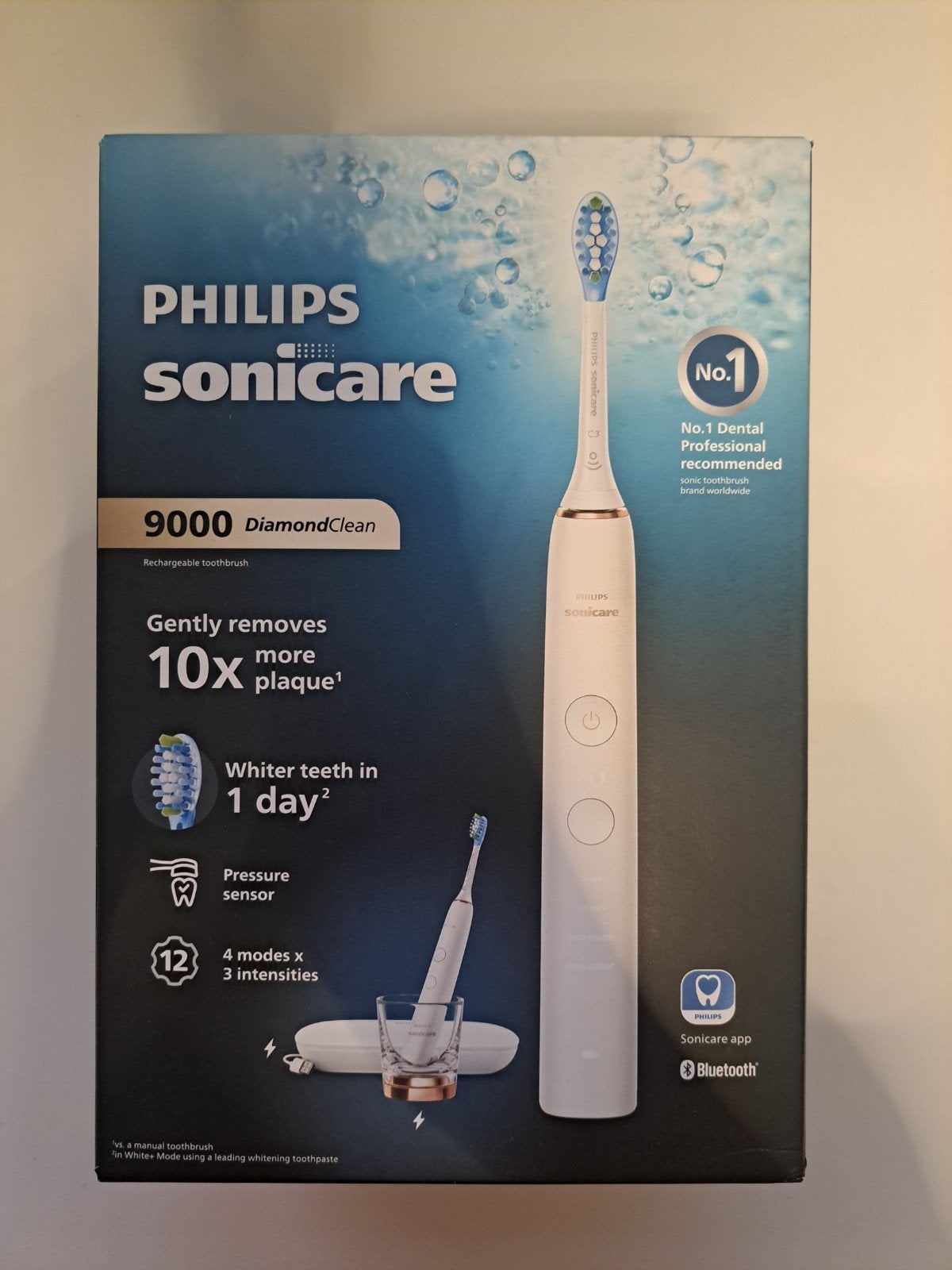 Philips Sonicare 9000 DiamondClean elektrische tandenborstel, Ophalen of Verzenden, Nieuw, Mondverzorging