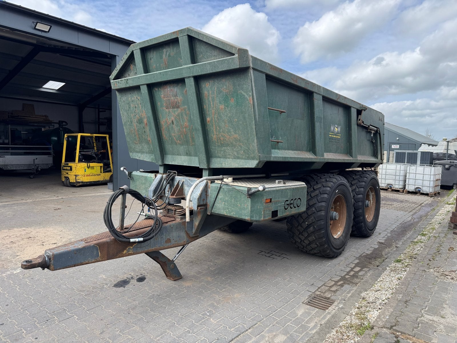 Geco Combi Dumper Kipper 12 kuub / 20 ton, Ophalen, Akkerbouw, Transport