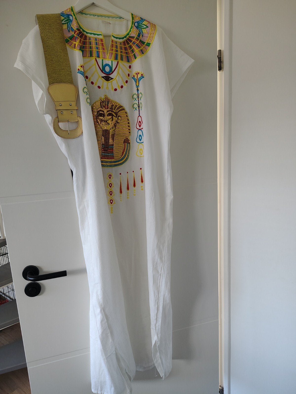 Keurige farao verkleedkleren met riem, Maat 38/40 (M), Ophalen of Verzenden, Zo goed als nieuw, Kleding