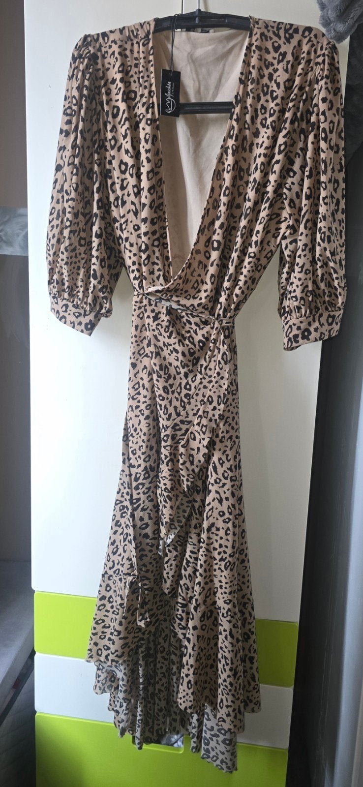 Nieuwe miljuschka wikkel jurk maat 56, Ophalen, Bruin, Miljuschka, Jurk