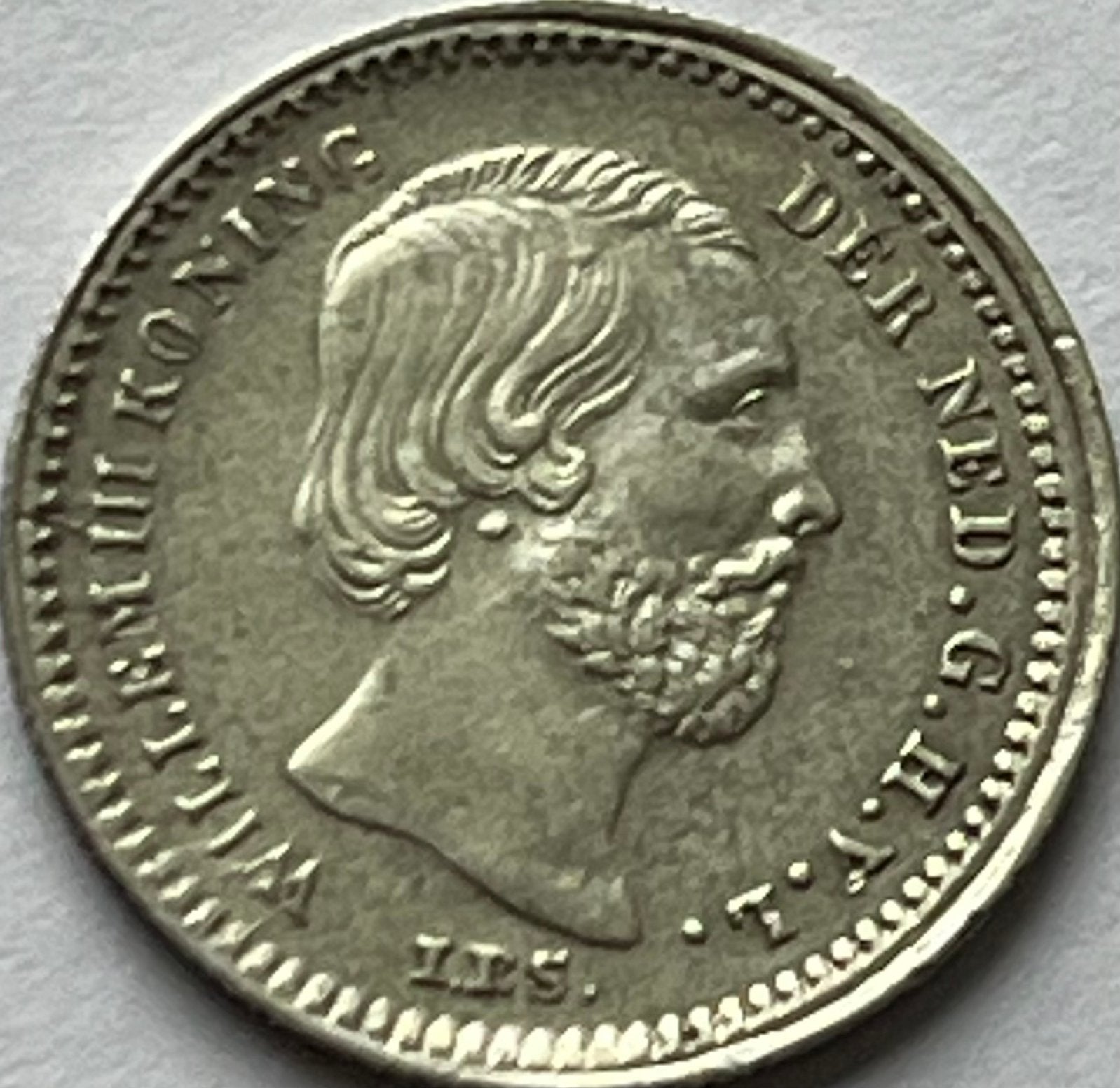 Schitterend stuivertje 1850, Ophalen of Verzenden, Koning Willem III, Losse munt, Zilver