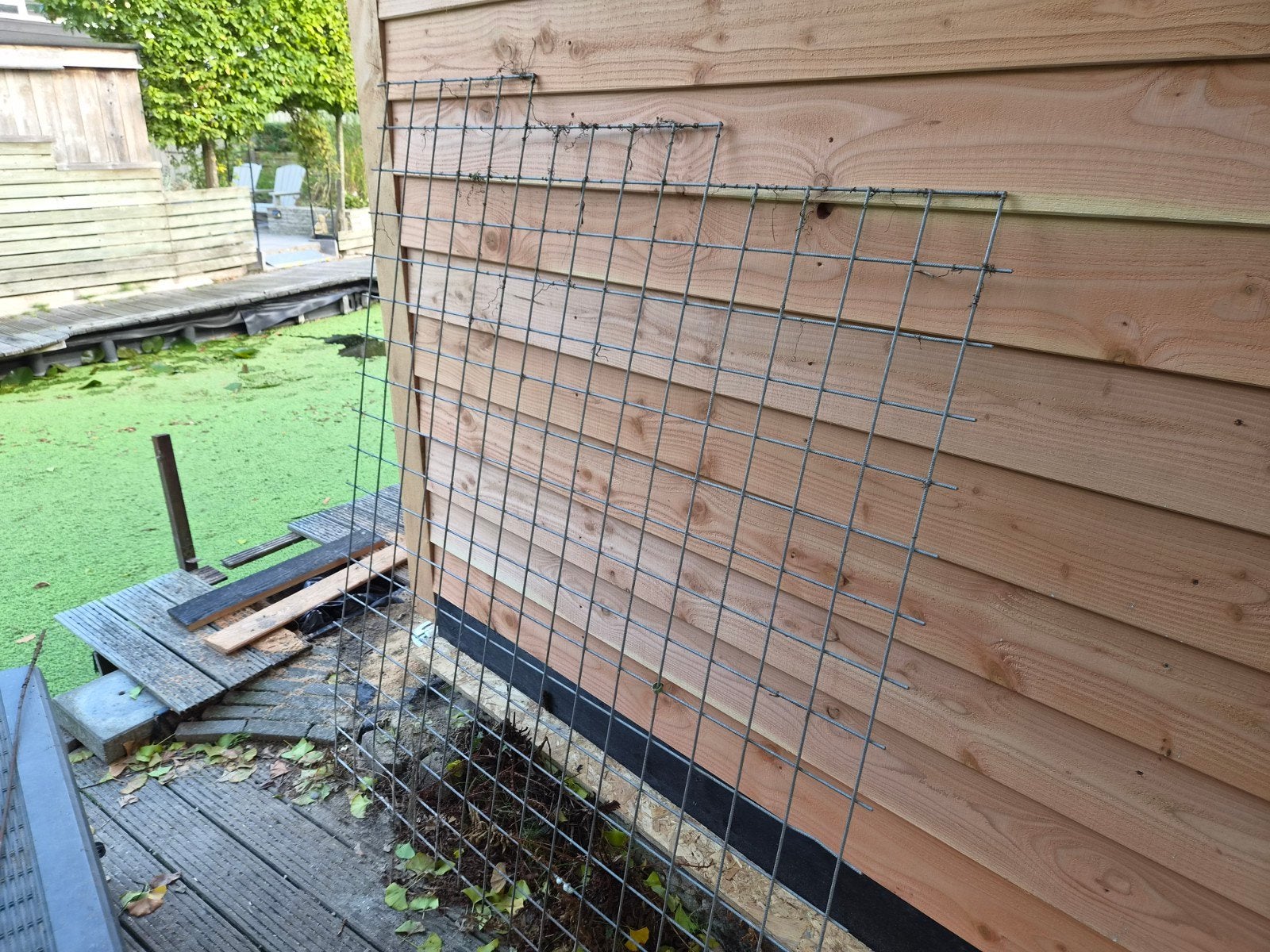 tuinrek, Ophalen, Zo goed als nieuw, Overige materialen