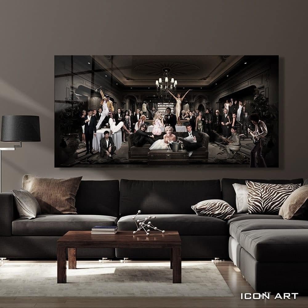 Alu Art wanddeco The Rest is History, Ophalen, Meerkleurig, Nieuw, 100 cm