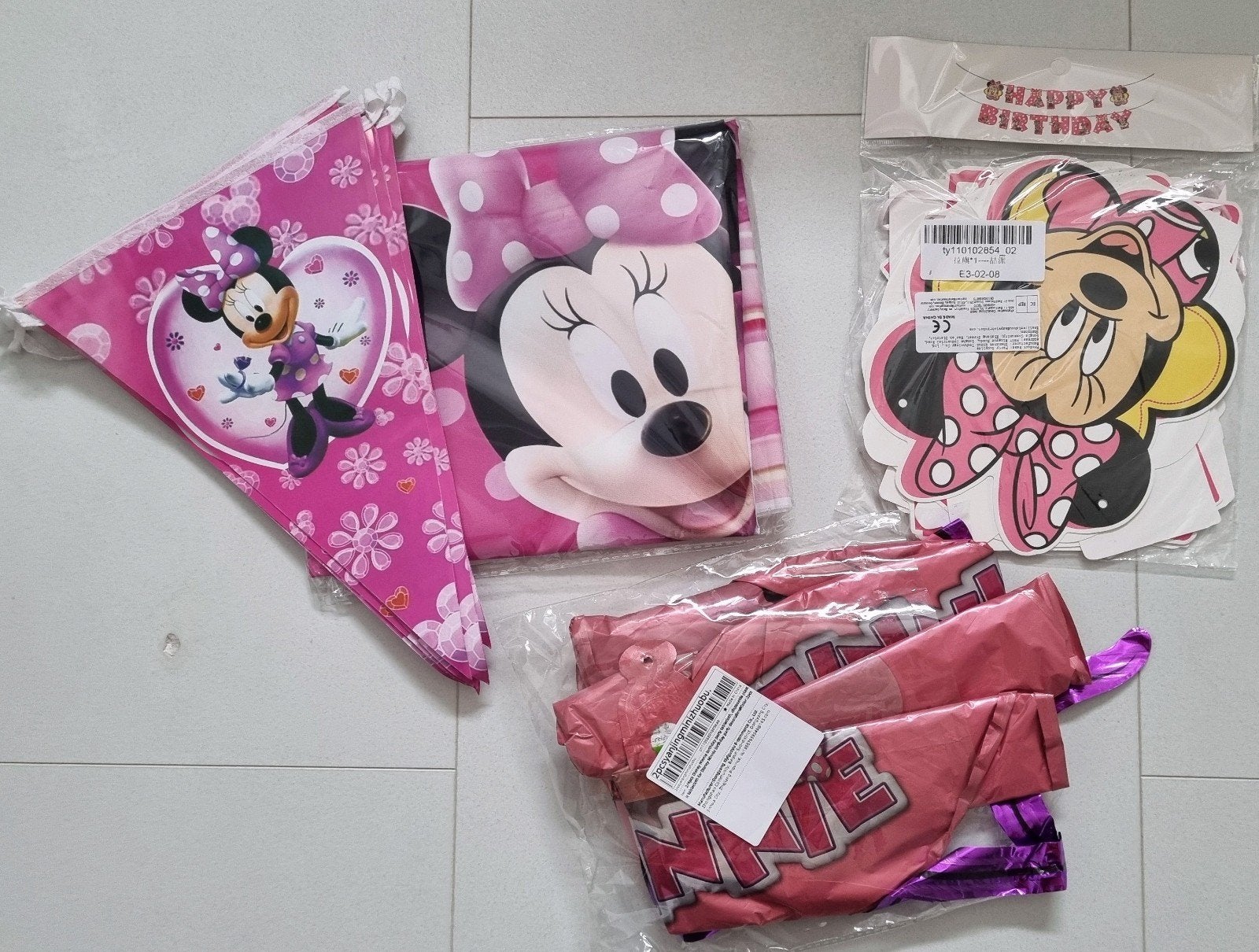 Minnie Mouse Feestpakket: Versiering en Feestartikelen, Ophalen of Verzenden, Nieuw, Feestartikel, Verjaardag