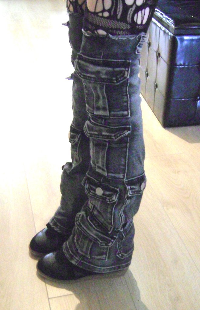 beenwarmers boot covers post apoc dystopian dune cyberpunk, Overige typen, Verzenden, Overige maten, Zo goed als nieuw
