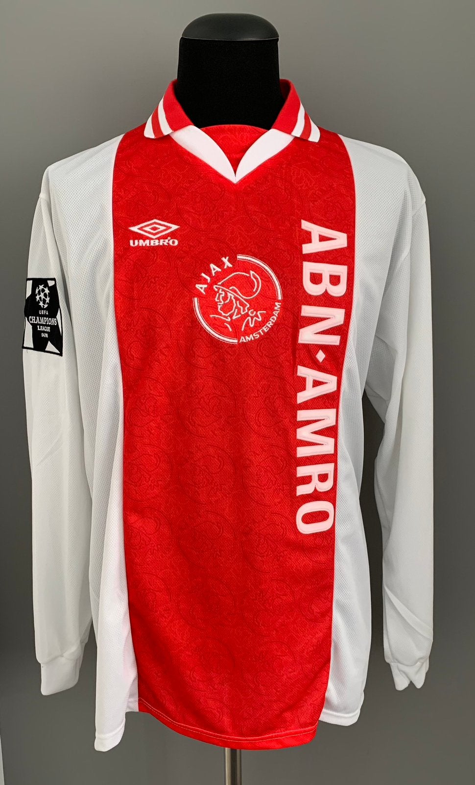 Match worn Ajax shirt 1994-95 Rijkaard, Ophalen, Zo goed als nieuw, Ajax, Shirt