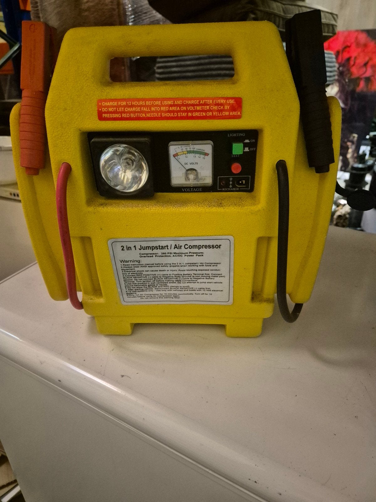 2-in-1 Jumpstarter / Luchtcompressor, Auto diversen, Ophalen